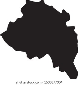 federal subject map of novgorod in russia