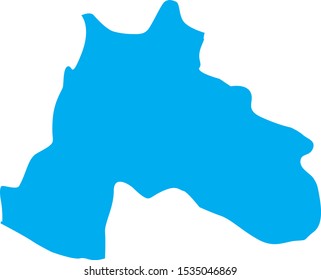 federal subject map of ulyanovsk Russia