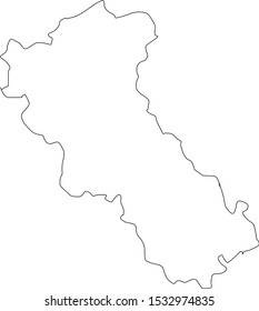 federal subject map of vologda in russia