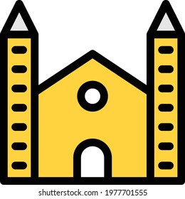 federal vector colour line icon