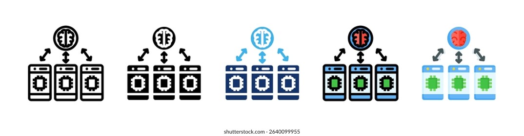 Federated Learning Icon Collection With Multiple Styles
