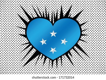 Federated States of Micronesia flag themes idea design