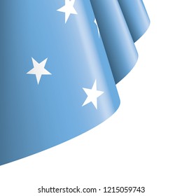 Federated States Micronesia flag, vector illustration on a white background