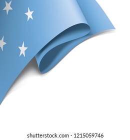 Federated States Micronesia flag, vector illustration on a white background