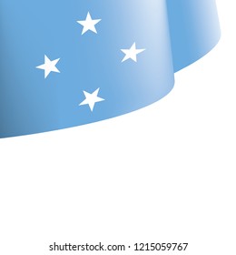Federated States Micronesia flag, vector illustration on a white background