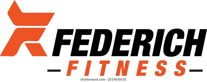 Federich Fitness Logo Design For a Fitness E-commerce Website- Logo Design 