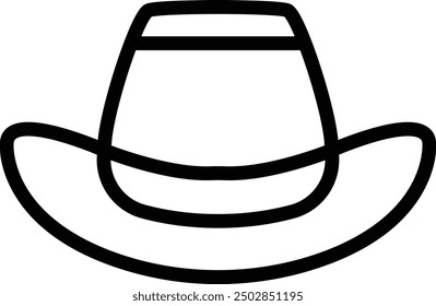 Fedora Hat Icon Design For Personal and Commerial Use