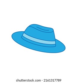 Fedora Hat Icon Design Template Vector Illustration