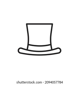 fedora hat icon. high quality icons suitable for apparel businesses, internet, web graphic design assets, apps, drawing and distribution books, print media, etc. EPS 10 vector line icon
