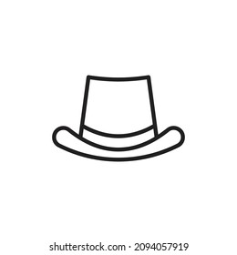 fedora hat icon. high quality icons suitable for apparel businesses, internet, web graphic design assets, apps, drawing and distribution books, print media, etc. EPS 10 vector line icon