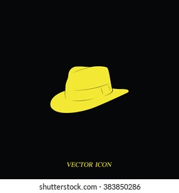 Fedora hat illustration. 