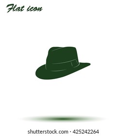 Fedora hat illustration. 