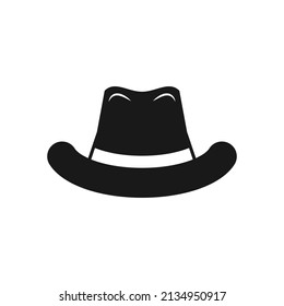 Fedora Hat Vector Illustration Isolated on White Background