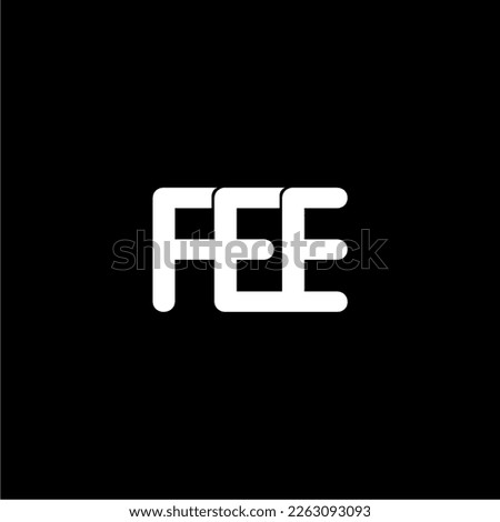 FEE initial letter monogram logo