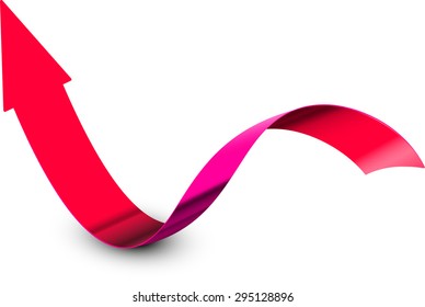 Feed arrow abstract vector illustration eps 10 / feed arrow