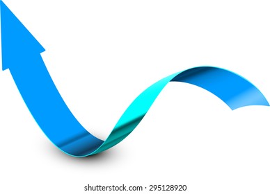 Feed arrow abstract vector illustration eps 10 / feed arrow