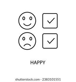 Feed back concept line icon. Simple element illustration.Feed back concept outline symbol design.