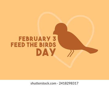 Feed The Birds Day. February 3. Eps 10.