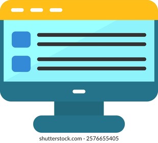 Feed Flat Style Icon Design