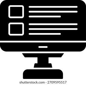 Feed Glyph Style Icon Design