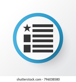 Feed icon symbol. Premium quality isolated questionnaire element in trendy style.