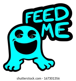 Feed me smile icon