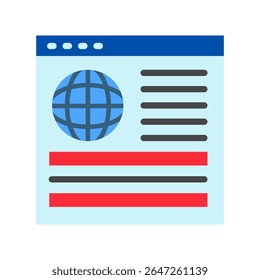Ícone de cor plana da ilustração mini da alimentação, uso para o jornalista, a transmissão, a UI de notícias e mídia, o kit do UX, o desenvolvimento do aplicativo e da web, digital ou impresso.