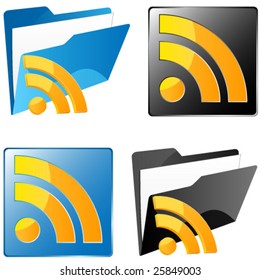 Feed, news - Icons
