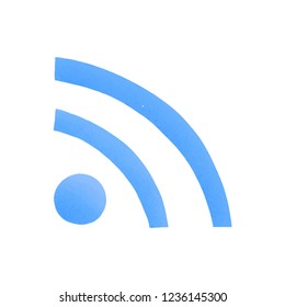 Feed social media icon vector