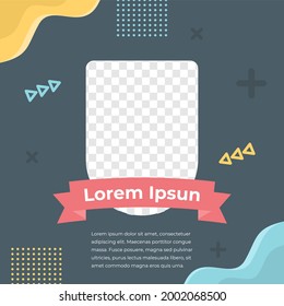 Elemento de fondo oscuro de plantilla de fuente