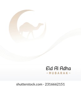feed template design for your social media with the theme of Eid al-Adha celebration