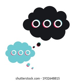 feedback booble stock vector illustration
