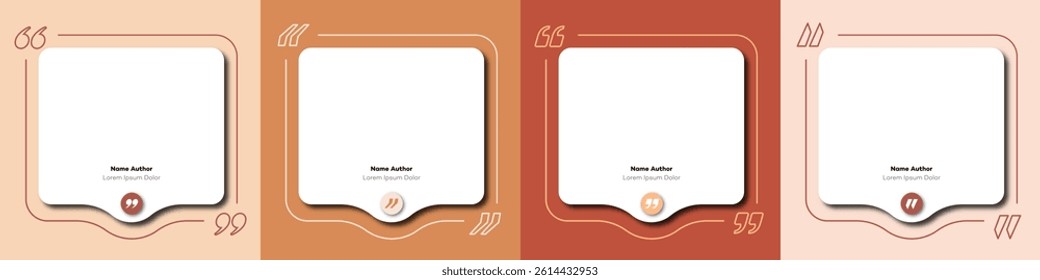 Feedback box set pastel color style