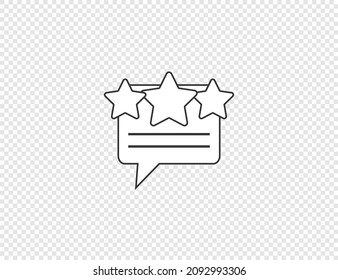 Feedback, bubble icon. Vector illustration.