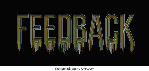 Comentarios Arte de línea caligráfica Texto de la imagen vectorial del afiche de la compra Diseño.