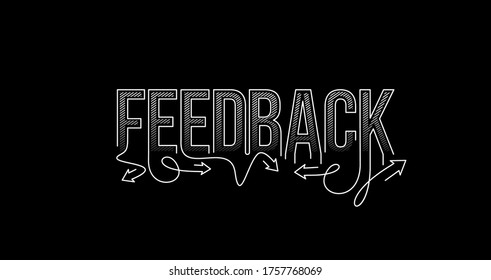 Comentarios Arte de línea caligráfica Texto de la imagen vectorial del afiche de la compra Diseño.