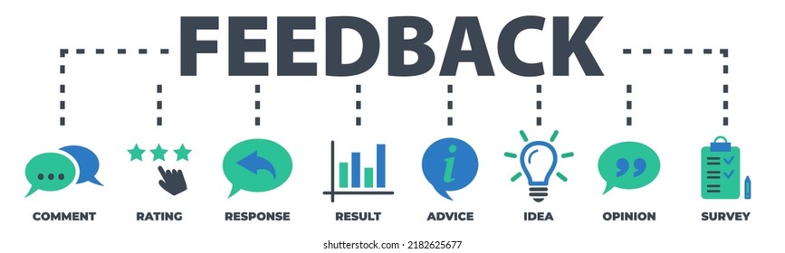FEEDBACK Concept with icons and signs