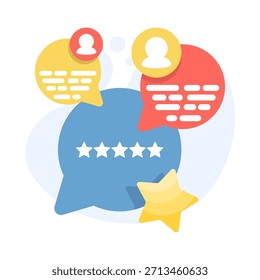 Feedback concept showing clients choosing satisfaction ratings and leaving positive reviews, representing customer experience, testimonials, and service quality evaluation.