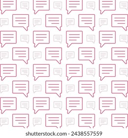 Feedback delightful trendy red color repeating pattern vector illustration background