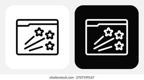 Conjunto de iconos monocromáticos duales de Comentarios