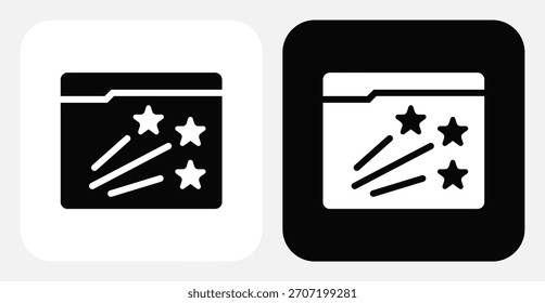 Conjunto de iconos monocromáticos duales de Comentarios