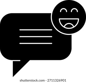 Comentarios emoji Línea Vector Diseño de iconos