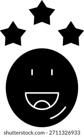Comentarios emoji Línea Vector Diseño de iconos