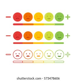 Feedback emoticon emoji smile icon vector illustration.