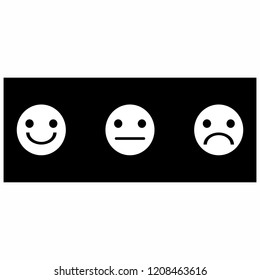 Feedback Emoticon Illustration Vector