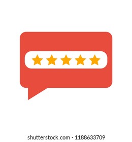 Feedback flat icon. You can be used positive feedback icon for several purposes like: websites, UI, UX, print templates, presentation templates, promotional materials, web and mobile phone apps.