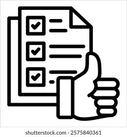 Feedback Form Icon Element For Design