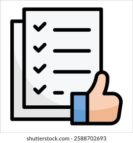 Feedback Form Icon Element For Design