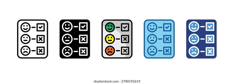 Feedback Form Icon Element For Design