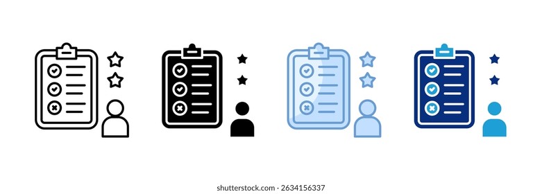 Feedback Form Icon Set Multiple Style Collection
